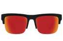 Discord 50/50-Soft Matte Black Translucent Orange-HD Plus Gray Green with Orange Spectra Mirror