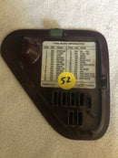1995-2000 Chevy GMC truck Maroon red fuse box lid cover door