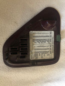 1995-2000 Chevy GMC truck Maroon red fuse box lid cover door