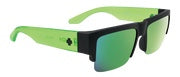 Cyrus 50/50-Soft Matte Black Translucent Green- HD Plus Gray Green with Green Spectra Mirror