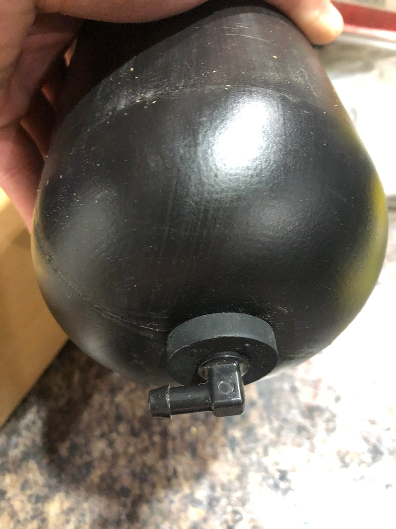 Black Plastic Over Flow Tank / Catch Can