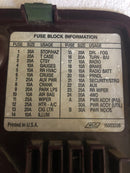 1995-2000 Chevy GMC truck Maroon red fuse box lid cover door