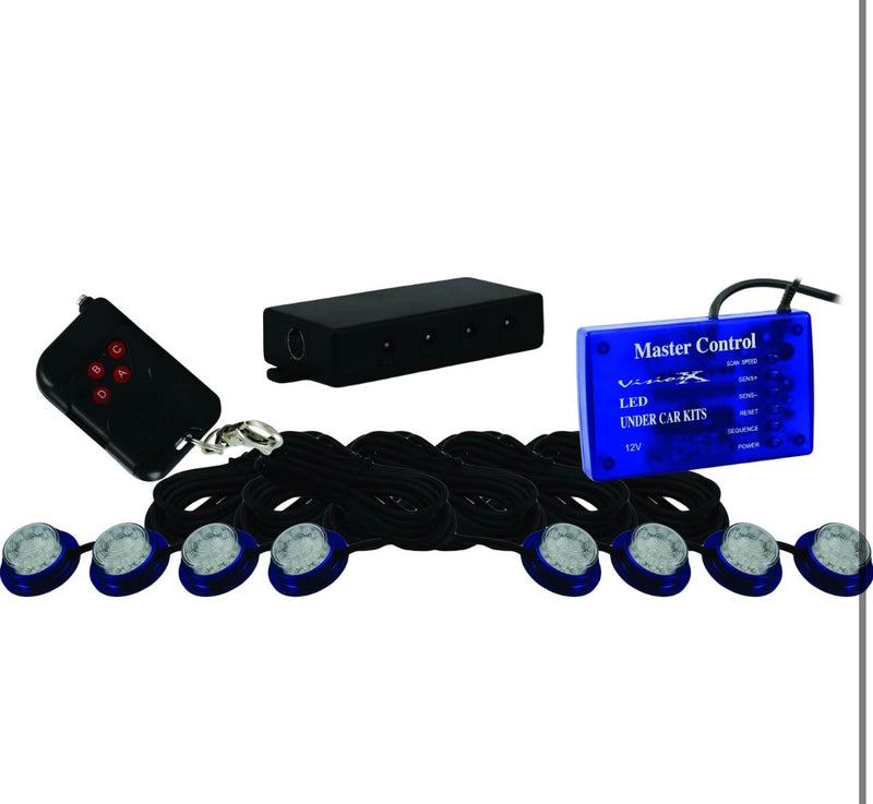 Vision X Lighting Blue LED Strobe and Rock Light Kit